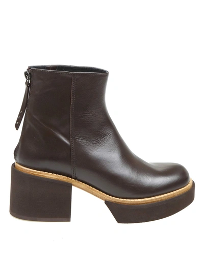 Shop Paloma Barceló Deniz Ankle Boots In Niger Color In Brown