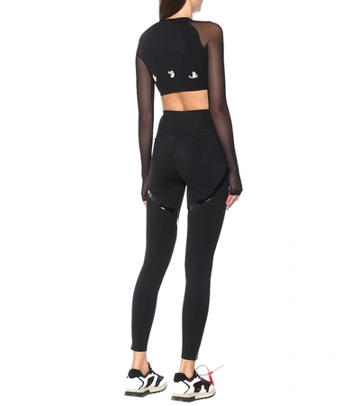 Shop Off-white Performance Leggings In Black