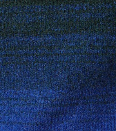 Shop Victoria Victoria Beckham Ombre Turtleneck Sweater In Blue