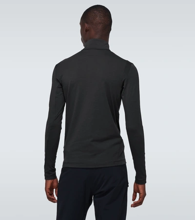 Shop Kjus Motion Midlayer Half-zipped Sweater In Black