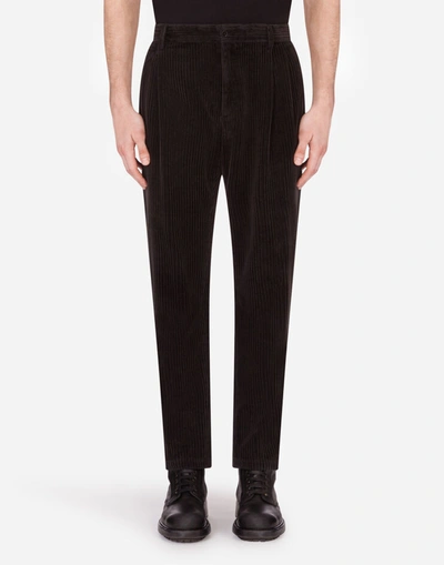 Shop Dolce & Gabbana Corduroy Pants