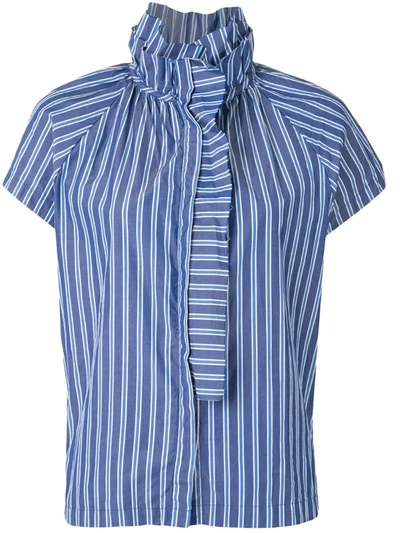 Shop A Shirt Thing Gestreiftes Hemd In Blue