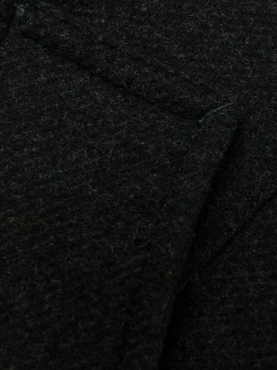 HERNO HOODED WOOL COAT 