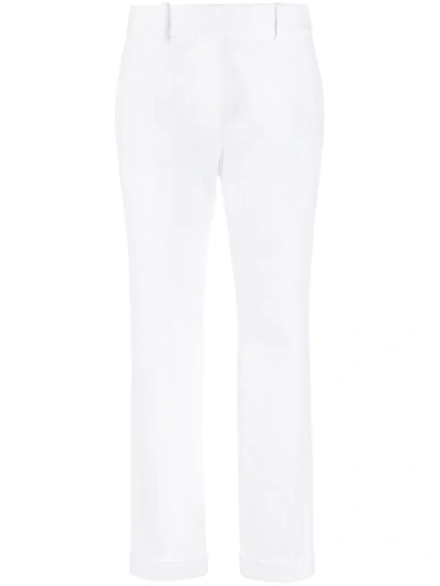 Shop Haider Ackermann Mid-rise Straight Leg Trousers In White