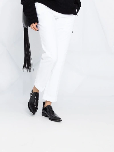 Shop Haider Ackermann Mid-rise Straight Leg Trousers In White