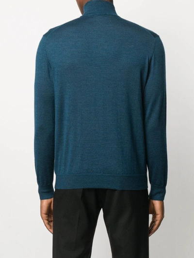 Shop N•peal Spread Collar Jumper In Blue