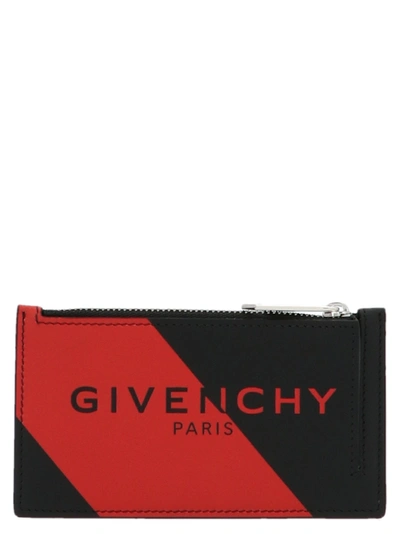 Shop Givenchy Band Zipped Card Holder In Multi
