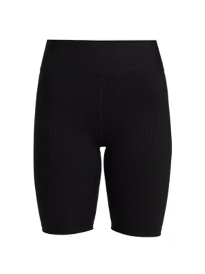Shop Years Of Ours Ribbed Biker Shorts In Black