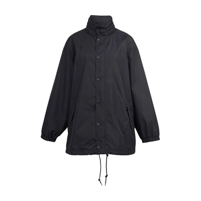 Shop Balenciaga Rain Jacket In Black