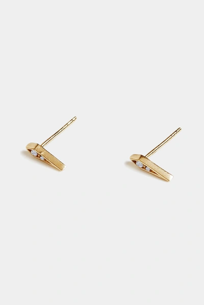 Stephanie Grace Jewellery Kite Studs In Gold