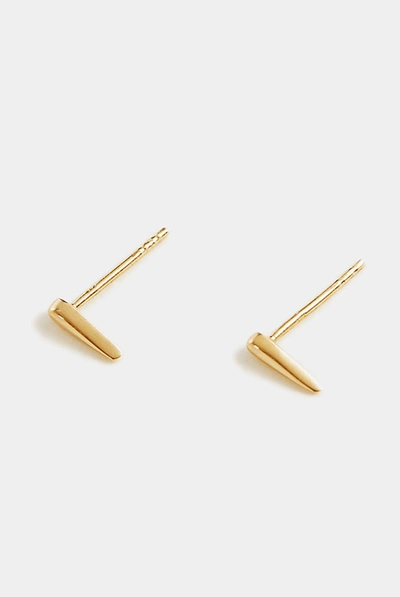 Stephanie Grace Jewellery Spike Studs In Gold