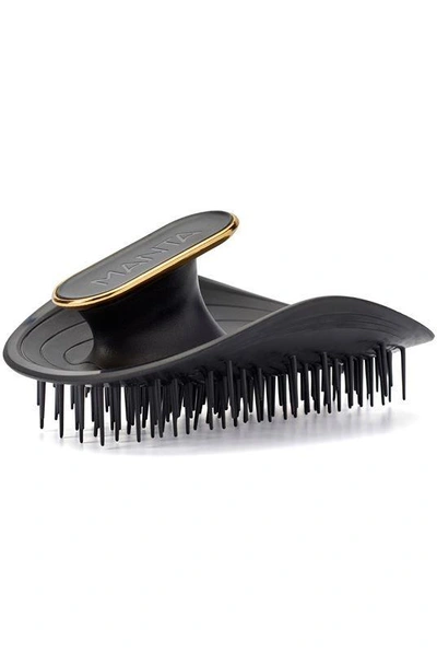 Shop Manta Hair Hairbrush In Black