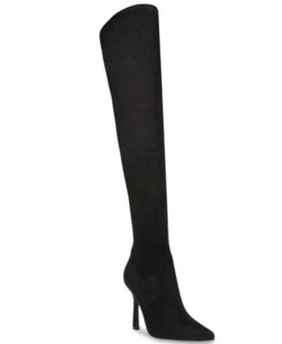 Shop Steve Madden Women's Vanquish Over-the-knee Thigh-high Boots In Black