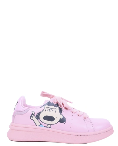 Shop Marc Jacobs Peanuts X  Pink Lucy Tennis Shoes