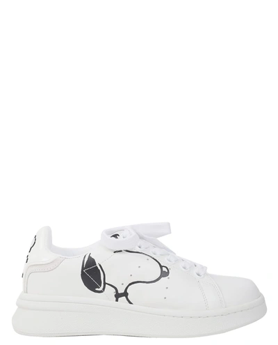 Shop Marc Jacobs Peanuts X  White Snoopy Tennis Shoes