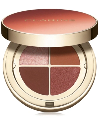 Shop Clarins Ombre 4 Couleurs Eyeshadow In 03 Flame