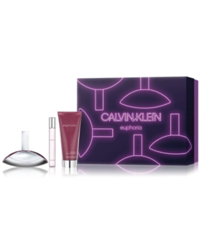 Shop Calvin Klein 3-pc. Euphoria For Women Gift Set