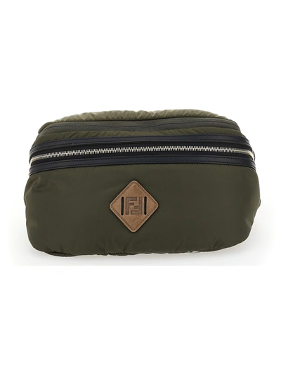 Shop Fendi Belt Bag In Milit Brow+tort