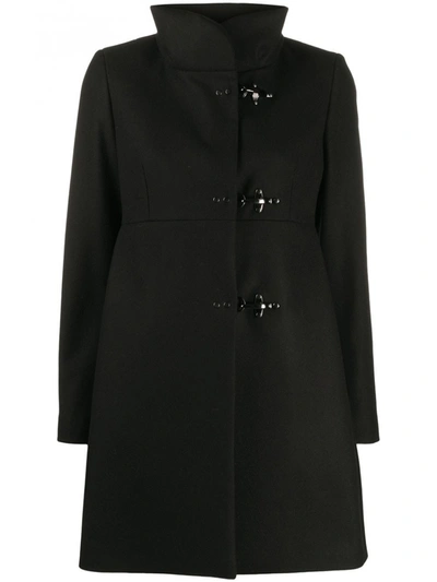 Shop Fay Romantic Coat In Black