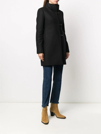 Shop Fay Romantic Coat In Black