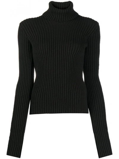 Shop Bottega Veneta Wool Turtleneck Sweater In Brown