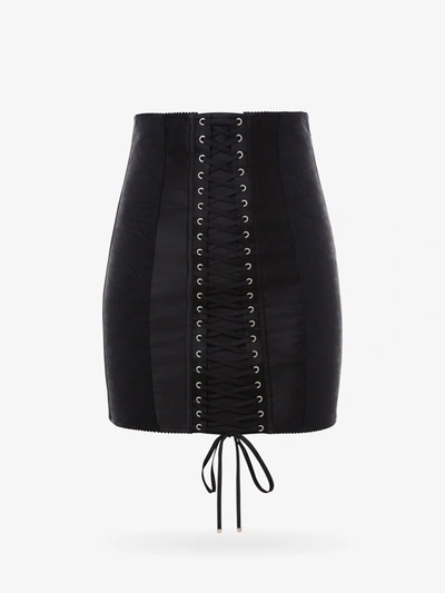 Shop Dolce & Gabbana Skirt In Black