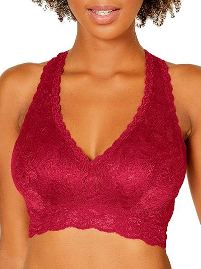 Shop Cosabella Never Say Never Curvy Racie Bralette In Deep Ruby