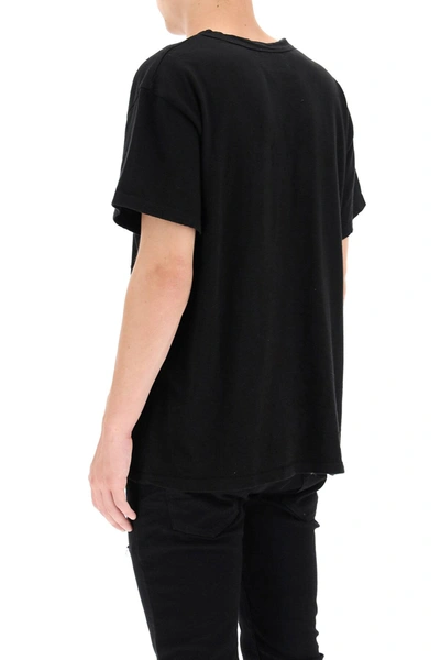 Shop Amiri Shotgun T-shirt In Black
