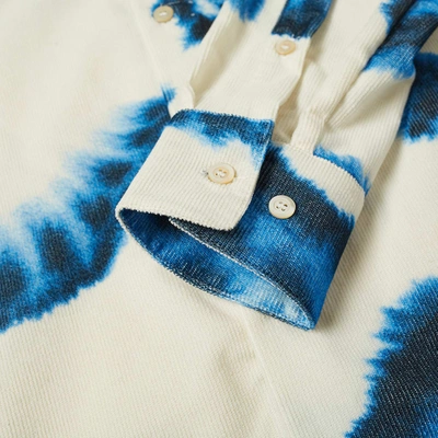 Shop A Kind Of Guise Flores Corduroy Shirt In Blue