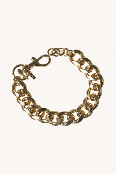 Shop Rebecca Minkoff Curb Chain Bracelet In Gold