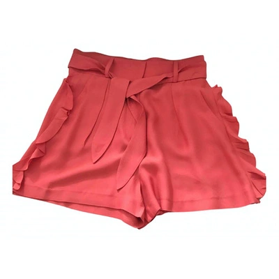 Pre-owned Tara Jarmon Orange Polyester Shorts
