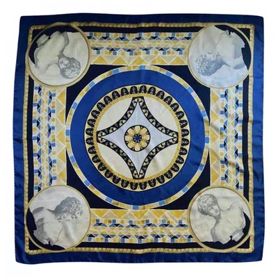 Pre-owned Balmain Silk Handkerchief In Multicolour
