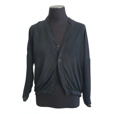 Pre-owned Henrik Vibskov Silk Blouse In Black