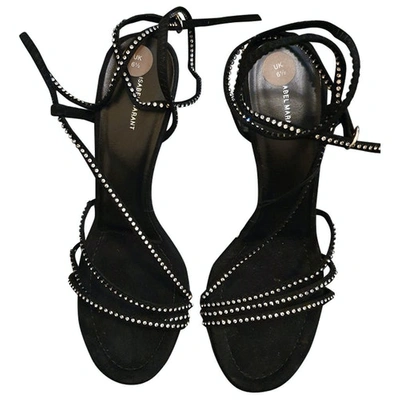 Pre-owned Isabel Marant Black Suede Sandals