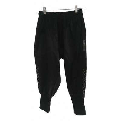 Pre-owned Hummel Black Cotton Trousers