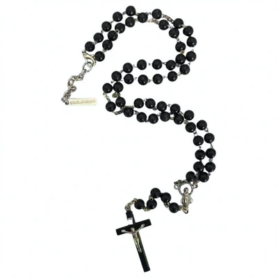 Pre-owned Dolce & Gabbana Black Metal Necklace