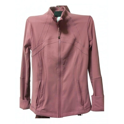 Pre-owned Lululemon Pink Cotton Jacket
