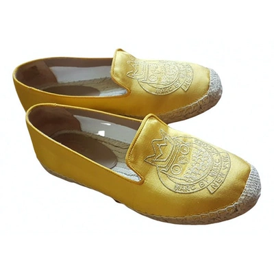 Pre-owned Marc By Marc Jacobs Cloth Espadrilles In Yellow