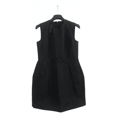 Pre-owned Calvin Klein Collection Mini Dress In Black