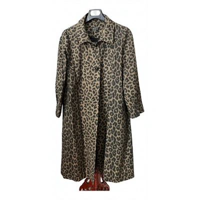 Pre-owned Claudie Pierlot Brown Cotton Trench Coat