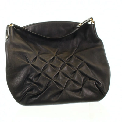 Pre-owned Smythson Black Leather Handbag