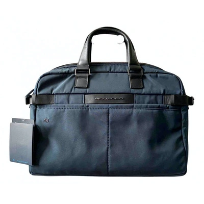 Pre-owned Piquadro Blue Handbag