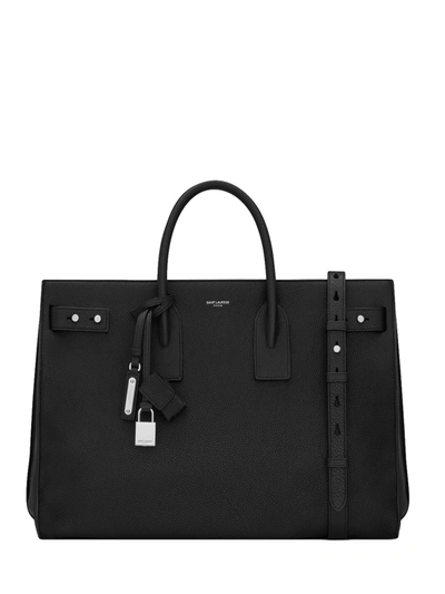 Shop Saint Laurent Sac De Jour Bag Black