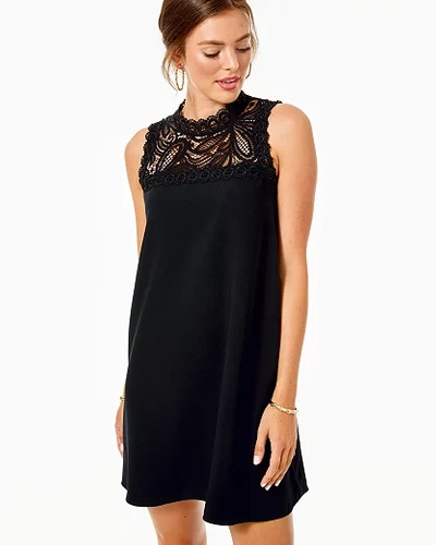 Lilly Pulitzer Women's Harmon Shift Dress In Black Size 4 - | ModeSens