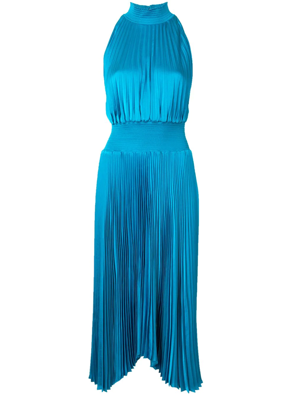 renzo pleated dress
