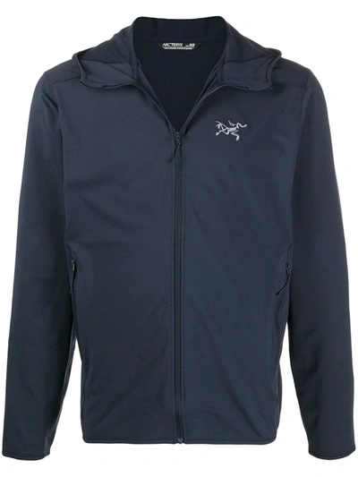 Shop Arc'teryx Kyanite Hooded Jacket In Blue