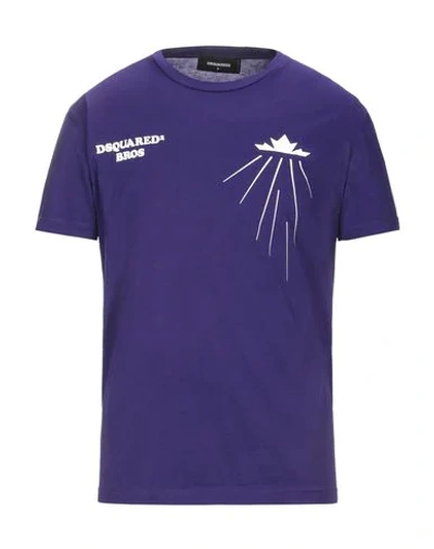 Dsquared2 T-shirts In Purple