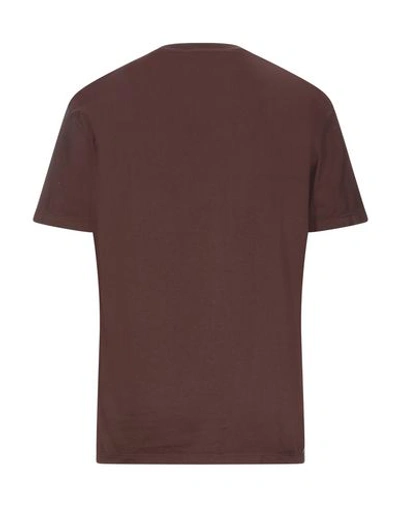 Shop Dsquared2 T-shirts In Dark Brown