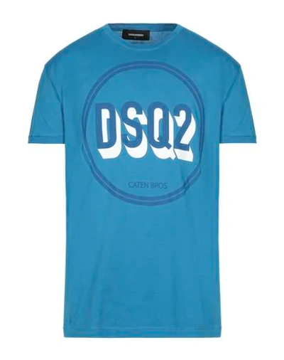 Dsquared2 T-shirts In Blue