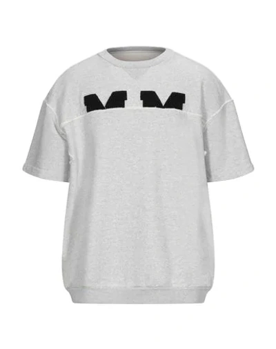 Shop Maison Margiela Sweatshirts In Light Grey